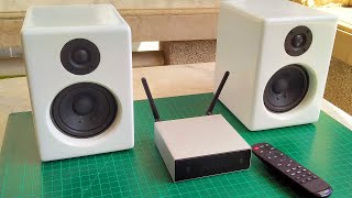 DIY Desktop Speakers TESTING with ARYLIC A50 Wireless Hifi Receiver