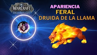 Como conseguir apariencia Druida en llamas - World Of Warcraft