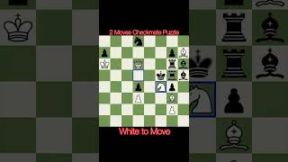 2 moves checkmate puzzle #chess #rapid #blitz #checkmate #chessgame #chesstraps #chesstricks #shorts