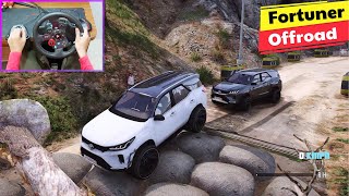 Off-Roading Fortuner Legender With Logitech G29 Gameplay | RTX | GTA 6 Graphics