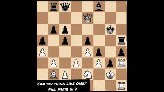 Giri crushed Tari, with amazing Mate in 7! Can you find it out?