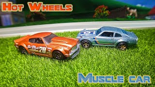 Кастомные Ford Maverick и Chevrolet Chevelle на DIY трассе / Гонки на модельных автомобилях