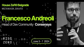 MetaMask Snaps with Francesco Andreoli, Head of Dev at Consensys