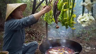 游侠松 | 毛肚火锅新吃法，你一定没见过！| outdoor cooking tripe hot pot in new way