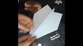 HOW TO MAKE VERY EASY ORIGAMI PEPAR AIRPLANE....