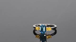 blue Diamond ring