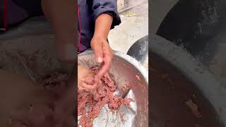 The Process Of Making Meat Balls