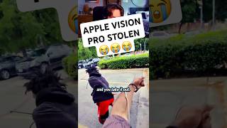 Man gets his Apple Vision Pro stolen 💀