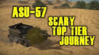 War Thunder - ASU-57's Scary Journey In Top Tier