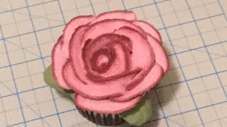 Buttercream Rose Cupcake