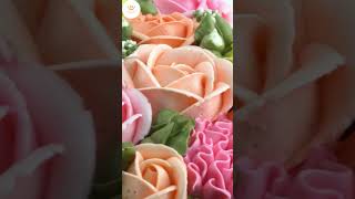 Amazing Flower Cake Designs For Birthday #youtubeshorts #shorts #cake