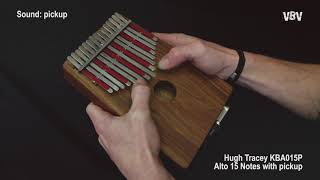 KBA015P AMI Hugh Tracey - Kalimba Alto 15 Notes Box-Resonator + Pickup