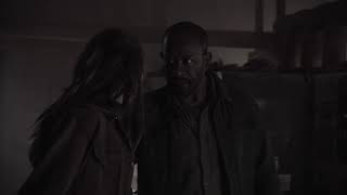 Fear The Walking Dead S4E9 - Alica tries to save a man | Stall full of walkers scene