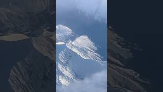 Flying over the Alps #alpsmountains #travel #britishairways #europe #flying #snow #mountains