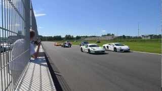 Sportscars drive by - HD