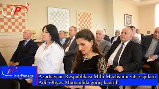 Azərbaycan Respublikası Milli Məclisinin vitse-spikeri Adil Əliyev Marneulidə görüş keçirib