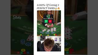 3 PAIRS!! WHAT?.#stake  #xposed  #roulette #shorts #short #viral #casino #slots