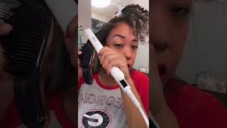 Straightening My 3b/3c Curly Hair