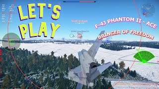 War Thunder - F-4J Phantom II *Ace* "Bringer Of Freedom" Live Gameplay [1440p]