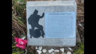 Elvis saves the day - Madison Wisconsin fight scene plaque