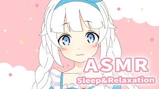 ASMR Ear Licking & Ear Blowing For Sleep 💙 (ear eating, 귀 핥기)