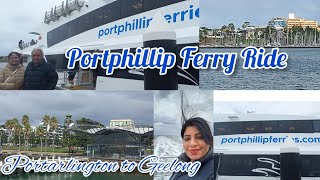 Port Phillip Ferry ride experience | Portarlington to Geelong | Day outing places near Melbourne