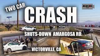 Crash Shuts Down Amargosa Road