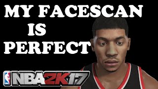 FACESCAN, CREATION, & REACTION!!!  NBA 2k17 The Prelude