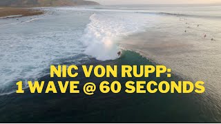 The One Minute Wave | Nic Von Rupp, Desert Point July 2022