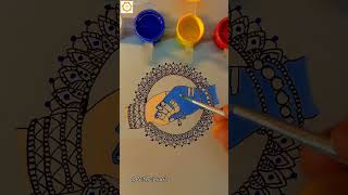 Jai Shree Krishna || Painting || Tutorial 😊☺️ #diy #viral #prithvicraft #short #art #ytshort