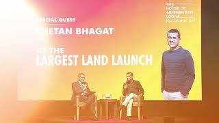 Learn why you should #invest in #Land with #ChetanBhagat - #HOABL - The House of Abhinandan Lodha