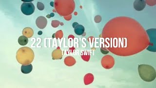 Taylor Swift - 22 (Taylor's Version) || Sub Español