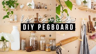 How to Make a YouTube Background // Giant PEGBOARD