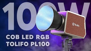 COB LED DE 100W - TOLIFO PL100RGB - REVIEW COMPLETO