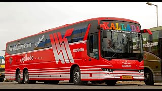 SCANIA BUS//KALLADA SCANIA CRUISING @ WAYANAD GHATS IN HEAVY RAIN//SCANIA DRIVER KERALA/RVK GARAGE//