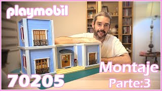 🥺 ODIO ESTOS ANCLAJES 💜 MONTANDO LA CASA DE MUÑECAS DE PLAYMOBIL 💜 70205 Parte: 3