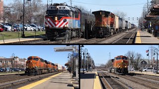 Trains on The BNSF Racetrack 3/10/24