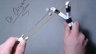 |DIY| How to make a Paper Slingshot  |VERY SİMPLE and POWERFULL |