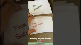 °Armaan Malik° Reading All The Armaanians Letters #ArmaanMalik #BirthdayLetters #Short #YTShorts