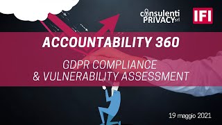 Accountability 360 : GDPR COMPLIANCE & VULNERABILITY ASSESSMENT