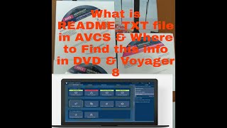 Where to find README TXT file in DVD and Voyager 8