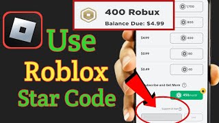 How to Use Star Codes in Roblox | Enter Roblox Star Code on Mobile