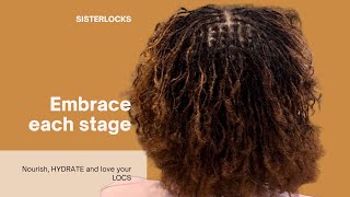 My 3 month sisterlocks journey: thick coarse 4c hair experience