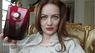 #designerhandbags #lifestyle #prada My designer handbags /LV, Prada, Ysl