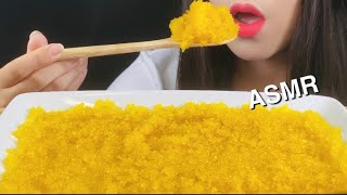 ASMR YELLOW TOBIKO 날치알 Telur ikan terbang Trứng cá bay ไข่ปลาบิน मछली के अंडे