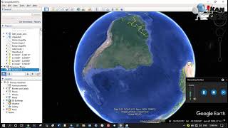 Create and add shapefile from google earth to arcgis