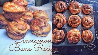 Cinnamon Twisted Buns- Without Butter