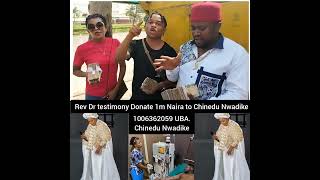 rev testimony Donate 1m naira cash to Chinedu Nwadike health challenge