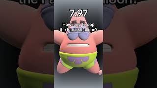 TikTok FIlter Patrick SpongeBod Balloon Pop