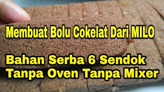 Bolu Enak dan Murah dengan Bahan Milo, Murah dan Praktis